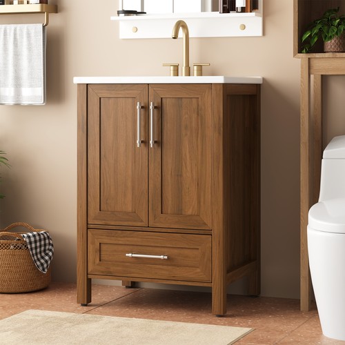 Bathroom vanity 24in ceramic - 24in,