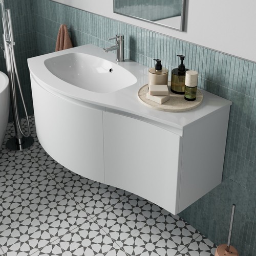1000mm wall hung curved - 1000mm,