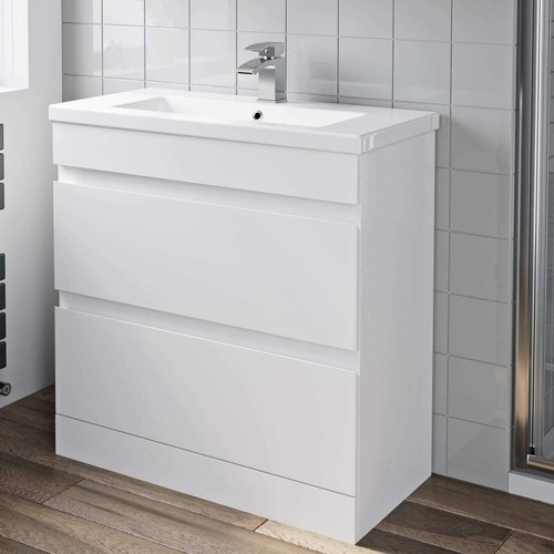 800mm bathroom vanity unit - bathroom,