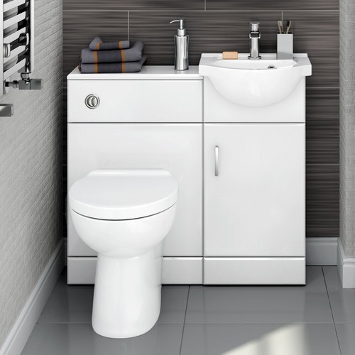 Vanity basin unit - to, wall