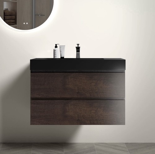 Modern floating bathroom - modern,