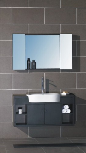Bathroom vanity modern - bathroom,