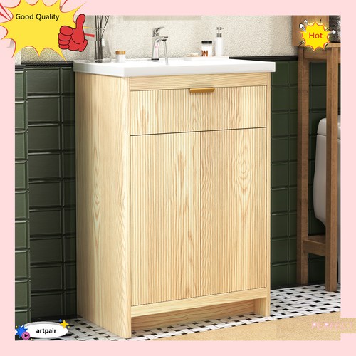 Bathroom wood vanity - 23.6",