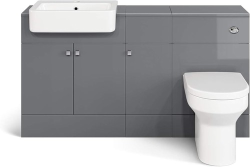 Vanity unit basin sink - unit, toilet