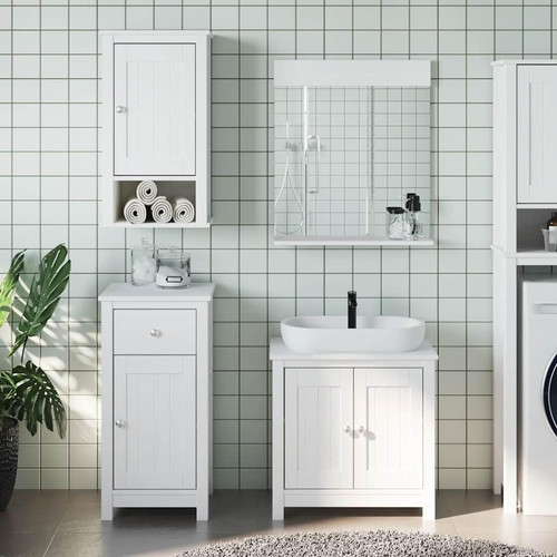 Piece white bathroom vanity - 3-piece,