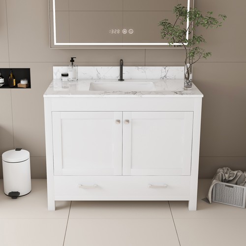Modern bathroom vanity with - bathroom,