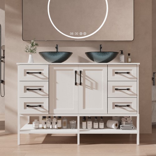 Double sink bathroom - 48",