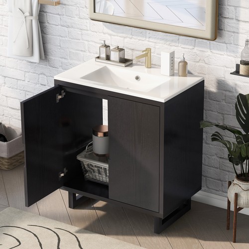 Bathroom vanity set wood - vanity,