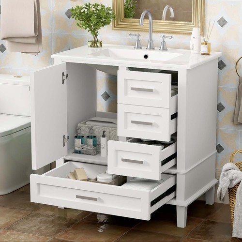 Modern bathroom vanity - 30",
