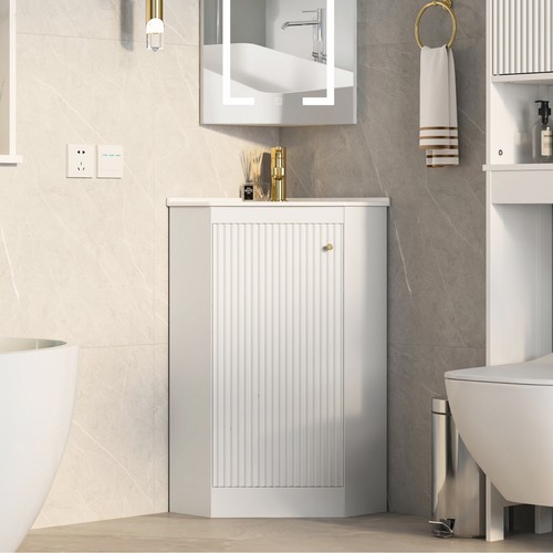 Corner bathroom vanity - 24",