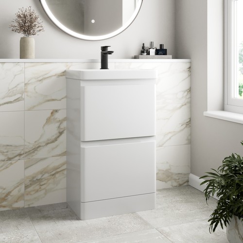 Bathroom cloakroom vanity unit - bathroom,