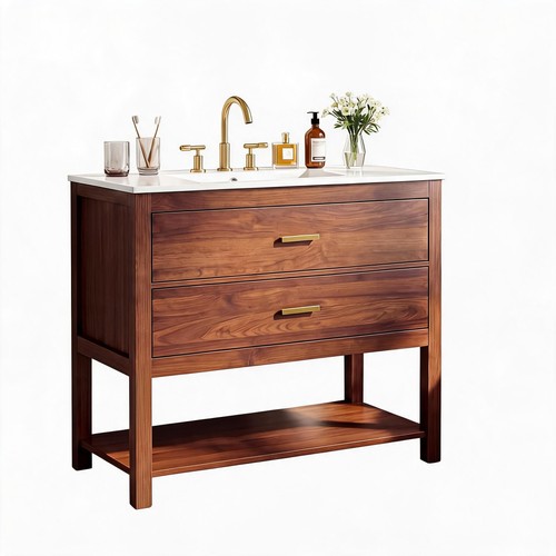 Modern bathroom vanity set - 36",