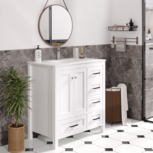 Modern bathroom vanity - 32",