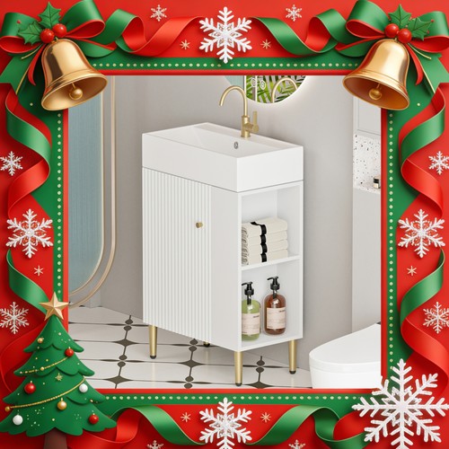 Open shelving vanity ceramic - open-shelving, w