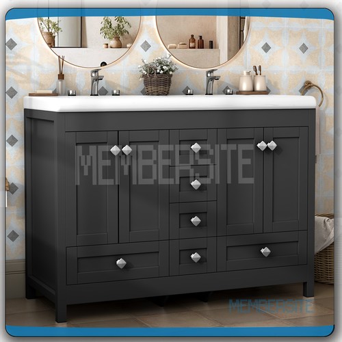 Bathroom vanity with 2 - 47.3",